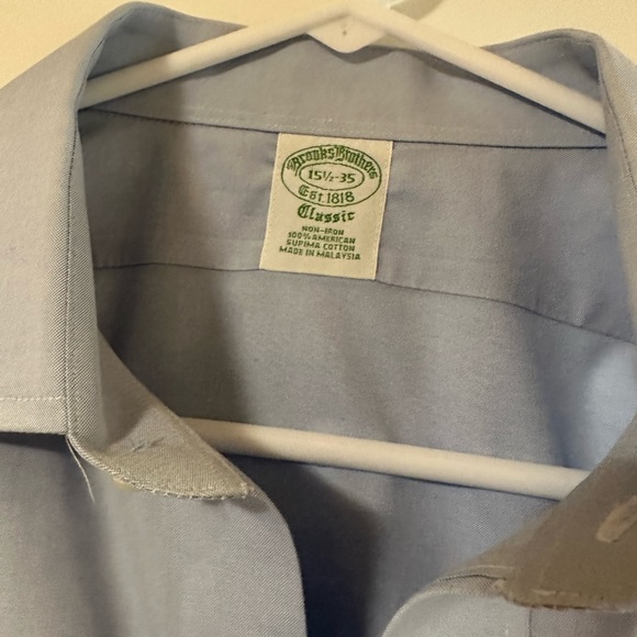 Men’s light blue long sleeve dress shirt - Picture 2 of 2